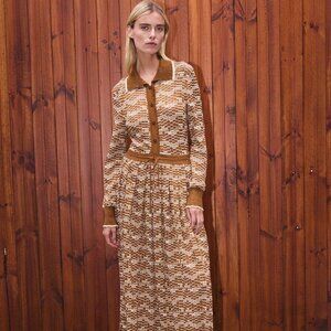 Stefani Knit Shirtdress